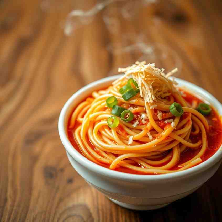 Bolivian Aji de Fideo - Your Spicy Noodle Sensation